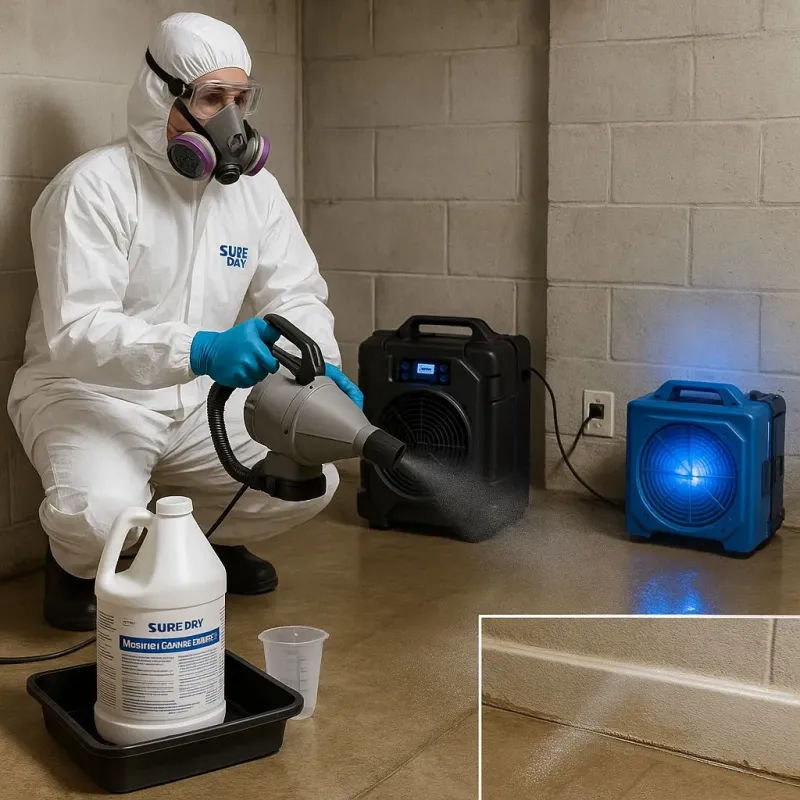 Sanitization and Odor Removal process in Rouses Point, NY